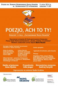 Plakat_zaczarowane RK Poezjo ach to ty