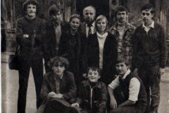 Zespół Muzyki Dawnej Camerata - Przemyśl 1980 m.in. szef zespołu Szczepan Gliniak, w środku - Bartek Gliniak